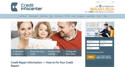 Desktop Screenshot of creditinfocenter.com