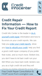 Mobile Screenshot of creditinfocenter.com